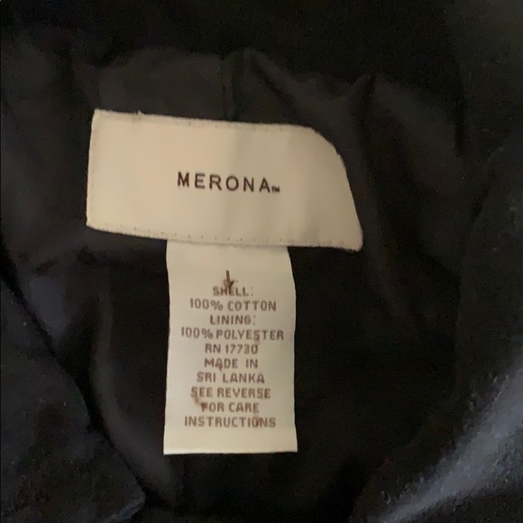 LARGE Merona Black Coat - Picture 4 of 5